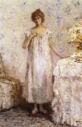 Jean-francois raffaelli Woman in a White Dressing Grown Sweden oil painting artist